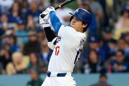 大谷翔平、124年で5人目の記録目前　米記者紹介…2か月で残す衝撃数値「感心させられる」