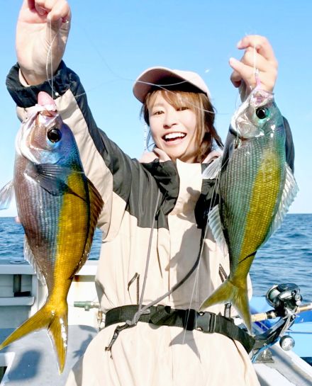 サメ襲来もなんの…五目釣りでウメイロ、ヒメダイ　高級魚をゲット…釣りガール三浦愛の愛ＬＯＶＥフィッシング