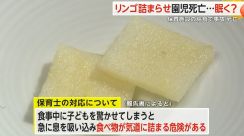 【解説】繰り返される“食べ物の誤飲”対策は　リンゴを詰まらせ“園児死亡”　保育施設の給食で事故　東京・国分寺市