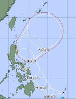 【速報】あす24日午前9時までに台風1号発生か　フィリピン東に熱帯低気圧
