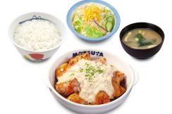 松屋×ミツカン「ごろごろチキンの和風タルタル定食」