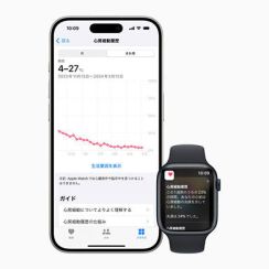 Apple、「Apple Watch」に「心房細動履歴」追加