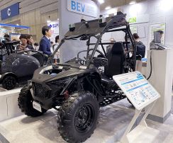 〈人テク展2024横浜〉住友電工、自動運転可能な電動小型モビリティを初公開