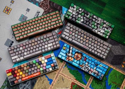 『マインクラフト』と海外キーボードメーカー「Higround」がコラボレーションした商品を発売へ。キーボードやマウスパッドなどの多数の商品が登場