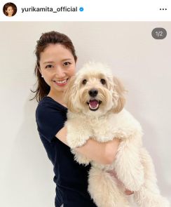 三田友梨佳アナ、“もふもふ強め”愛犬を抱いた２ショット！出産後の「赤ちゃん返り」を明かす