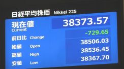 日経平均一時700円超下落　前日のダウ平均株価値下がりの流れ引き継ぐ