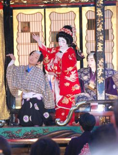 「憧れの地」で子ども歌舞伎披露　「成田屋」ちなむ千葉県成田市へ　滋賀・長浜曳山まつり