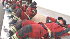防火衣着てランニングなど40分…消防署で体を暑さに慣らす「暑熱順化訓練」　一般人の熱中症リスク減にも　岡山市