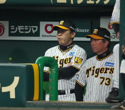 【阪神】岡田監督、ノーノー献上も「明日どんなバッティングするか」野手陣の背中押す