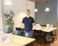 姫路郊外に讃岐うどん店「花とんぼ」　定年退職後の男性が開店