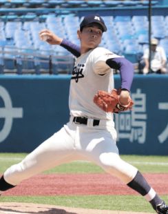 元中日Jr．高須大雅、ドラフト候補に投げ勝って今季3勝目で投手２冠に　東京六大学野球