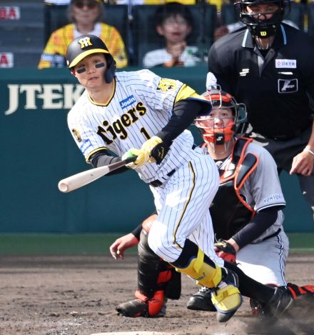 阪神・森下　ノーノー悪夢払拭！初回チーム初安打＆五回タイムリー　エンドランのサイン見逃し岡田監督に怒られた  　　