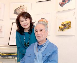 鎌倉出身の画家・沼田さん　後遺症乗り越え、箱根で大病後初の個展