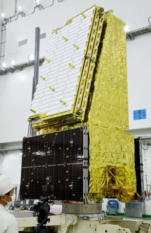 6月30日打ち上げのH3ロケット3号機に搭載 地球観測衛星「だいち4号」を公開　JAXA、初号機失敗の「雪辱果たしたい」