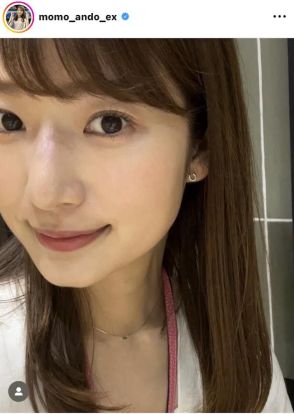 安藤萌々アナ、“沢山褒められた”オール白コーデが「清楚で透明感半端無い」「素敵すぎます」と話題