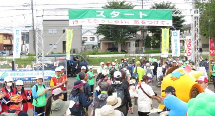 飯能新緑ツーデーマーチ最終日　２日間で1万1803人参加　特設ステージのイベントなど賑わう