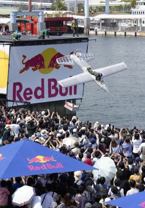 おにぎりやスフィンクス…動力なしの手作り飛行機滑空　9年ぶり「レッドブル・フライトデイ」　神戸
