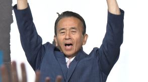 静岡県知事選 野党推薦の鈴木康友氏が初当選　自民3補選に続き敗北