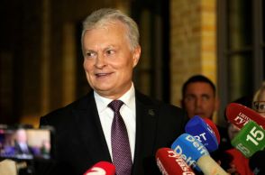 リトアニア大統領選、現職のナウセーダ氏が勝利　対ロ強硬姿勢継続へ