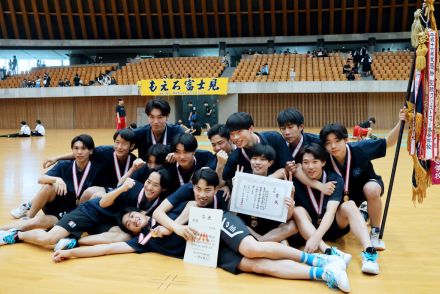 男子バレー浜松修学舎が初優勝…赤堀悠人が最多２３得点…静岡県高校総体