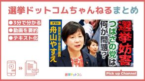 【選挙妨害】問題から見えた政治の役割とは？