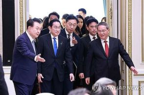 韓中日首脳会談　尹大統領「3カ国協力の裾野拡大を」