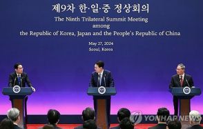 韓中日首脳会談　尹大統領「域内平和のためには北非核化への努力重要」