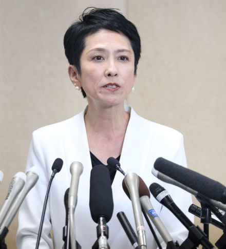 蓮舫氏「小池都政のリセットが私の使命」都知事選出馬表明、小池都知事を「自民党返り」と批判