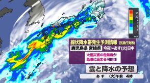 【山口天気 夕刊5/27】九州南部で線状降水帯発生予測情報　山口県も28日(火)午前は一時強雨　大雨シーズンへの心構えを高めて！