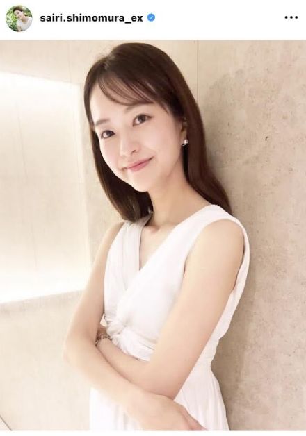 テレ朝・下村彩里アナ、ほっそり二の腕際立つワンピ姿披露！熱中症になっていたことも報告「気付かないうちに…」