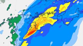 「線状降水帯」発生の可能性も　九州南部・奄美、四国、東海地方　土砂災害や低い土地の浸水などに厳重に警戒【大雨シミュレーション】