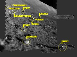 月面の石に「かんらん石」　起源知る手掛かりに　SLIM観測