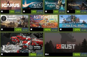 人気のサバイバルFPS『Rust』が半額の2250円で購入可能な「オープンワールドサバイバルクラフトフェス」が6月4日午前2時までSteamにて開催中。『パルワールド』は10％オフの3060円、『Valheim』は50％オフの1025円など