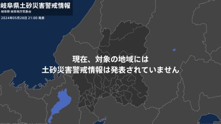 ＜解除＞【土砂災害警戒情報】岐阜県・高山市