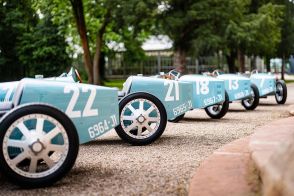 6台限定！ ブガッティの電動モデルは伝説のレーシングカーの100周年記念でした。「ベイビーII タイプ35 センテナリー・エディション」とはいかに