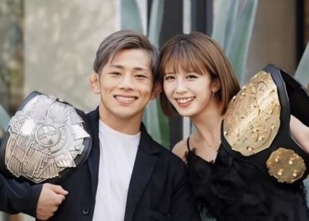 K-1女王・菅原美優がパンクラス王者・伊藤盛一郎と結婚「大好きな人のお嫁さんになりました」