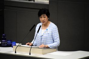 小池百合子氏、議会所信表明では立候補表明せず　東京都知事選