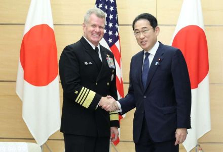 首相、米インド太平洋軍司令官と会談　地元負担軽減と抑止力向上へ連携