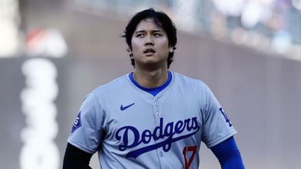 大谷翔平　打率メジャートップから陥落で打者1冠に　今季初の5打数無安打打点無し