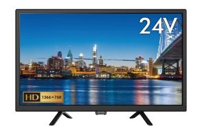 日本メーカー製メインボード採用、ひとり暮らしにピッタリな24型テレビ