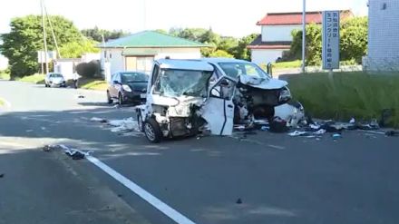５台が絡む事故で軽トラック運転の６０代男性が死亡　反対車線にはみ出した車が追突か〈宮城・気仙沼市〉