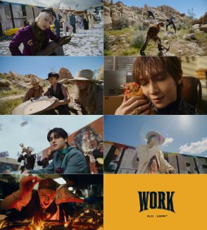 ATEEZ、10thミニアルバム『GOLDEN HOUR : Part.1』タイトル曲「WORK」の第2弾MVティザー公開