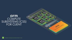 Arm、「CPU＋GPU」の新プラットフォーム「Arm Computer Subsystem For Client」を発表