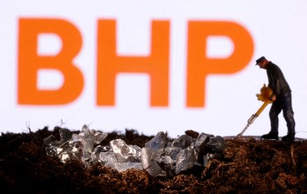 豪ＢＨＰ、英アングロ買収断念を表明　アングロ株4％安