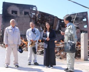 私たちは仲間　復旧へＧＯ　輪島朝市に仲間由紀恵さん永井豪さんは観光大使に