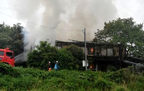 【速報】福知山で早朝に民家火災　近隣住民が初期消火