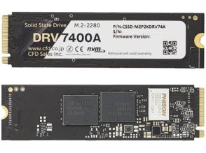 CFD、リード最大7,400MB/sのPCIe 4.0対応M.2 SSD