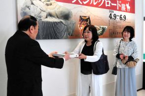 大シルクロード展の来場者が5万人突破　東北歴史博物館で来月9日まで開催