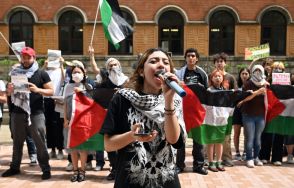 「大学はイスラエルによるジェノサイド非難を」　上智大で抗議デモ