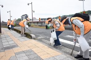 少しでも地域の役に立てるよう　清掃活動に汗流す　ごみゼロ運動の日に合わせ／岡山・津山市